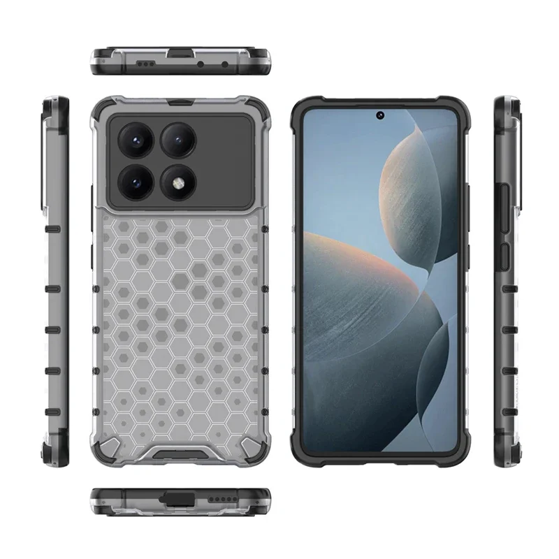 Honeycomb Pattern Armor Shockproof Protective Case