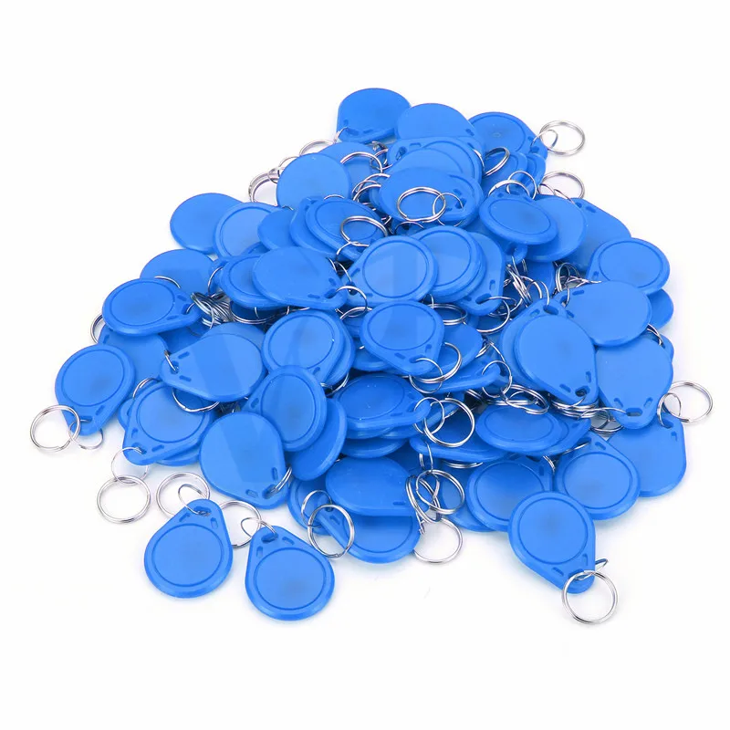 13.56MHz IC M1 Keyfobs Tags Access Control Key Finder Card Token Attendance Management Keychain Non-copy Fast Unlock 20PCS/Lot