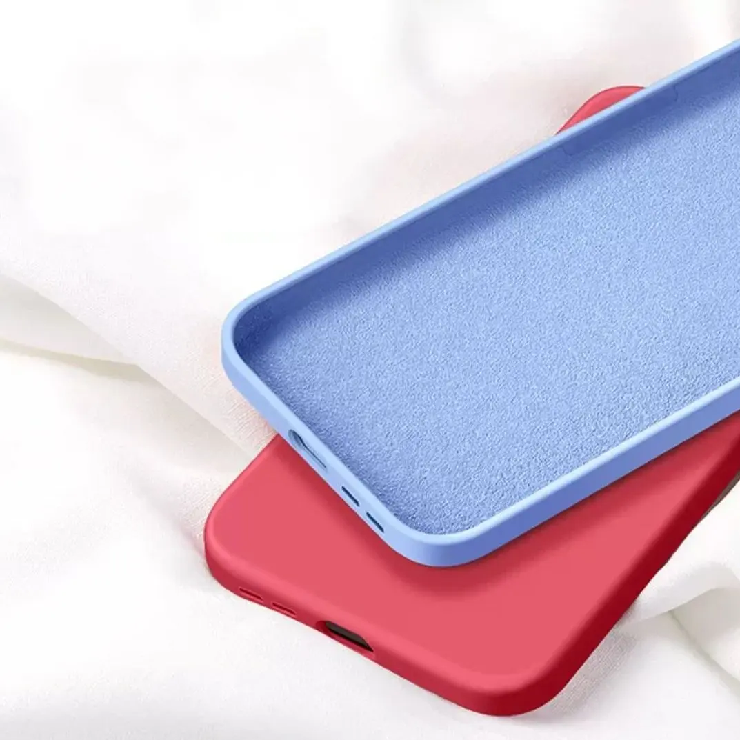 Premium Liquid Silicone Soft TPU Back Case Cover