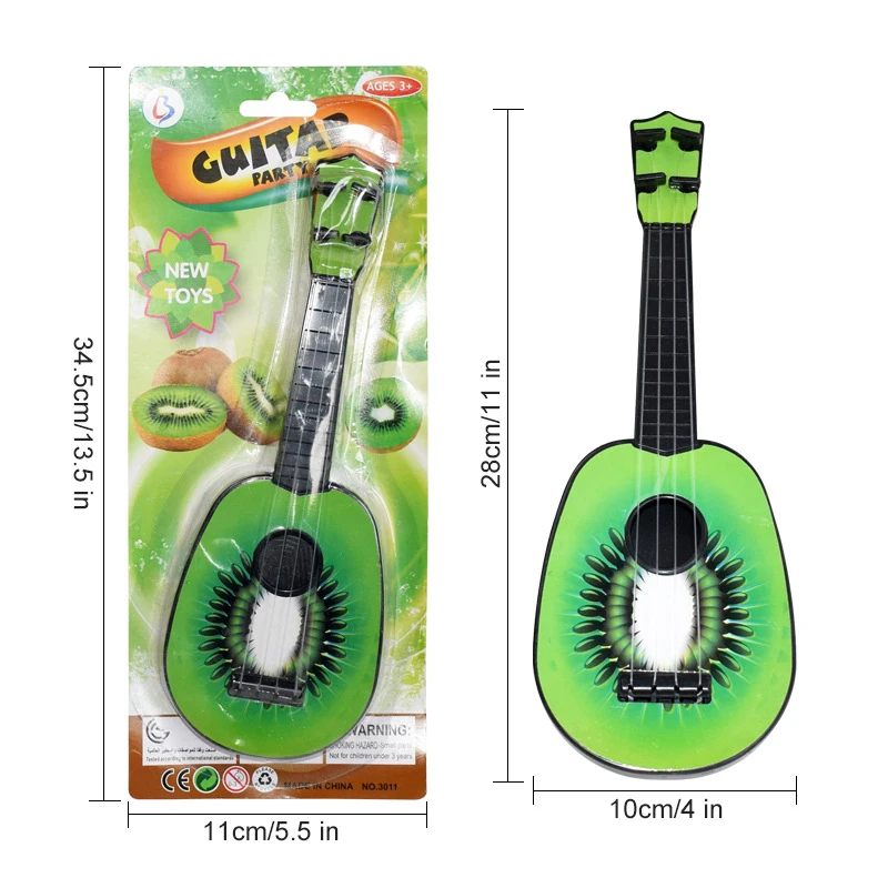 Funny Fruit Ukulele Musical Instrument Kids Guitar Montessori Toys for Children School Play Game Education Toy Kids Gift 5
