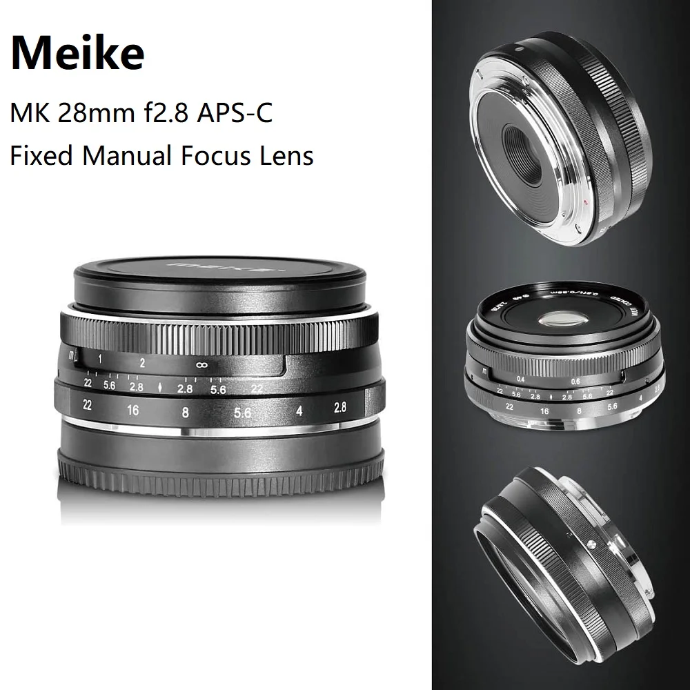 Meike 28mm f2.8レンズ(富士フィルム Xマウント) Amazon.co.jp: Meike 28mm F2.8 大口径マニュアルフォーカス