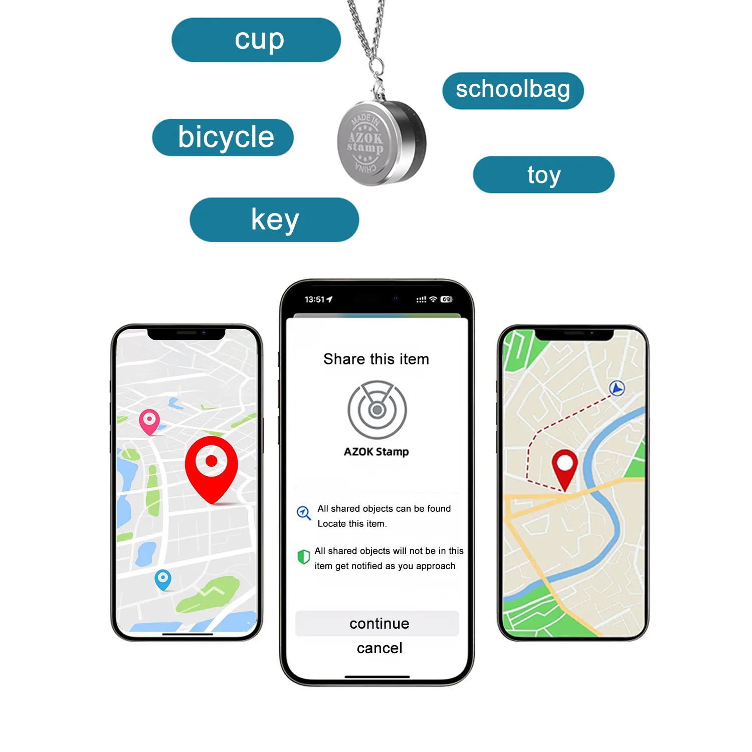 Mini GPS Tracker for Apple Find My – Smart Locator for Keys, Kids, Pets, and Cars