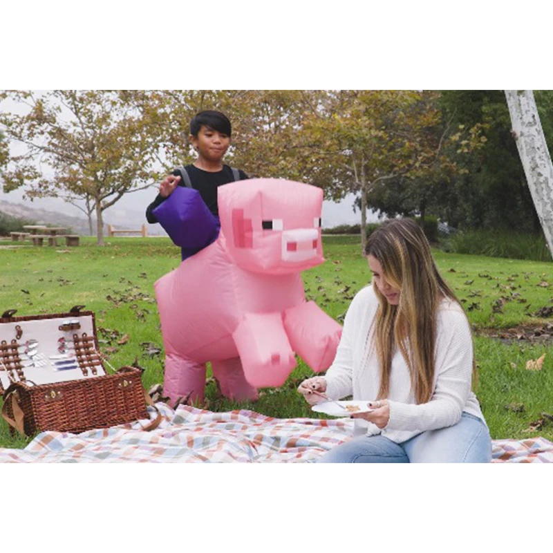 Costumi Di Halloween, Costume Da Maiale, Costume Gonfiabile, Abbigliamento Gonfiabile Di Maiale Rosa, Maiale Gonfiabile, Costume Gonfiabile Costume Da