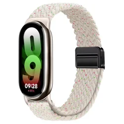 Premium Nylon Sports Wristband - Breathable and High-Quality Strap for Mi Band 9 (Starlight color)