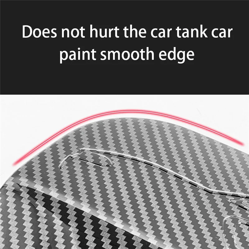 Car Tuning Accessories for 15-21 Dodge Challenger Carbon ABS Charger Fuel Tank Gas Door Cover Trim Charger Cover