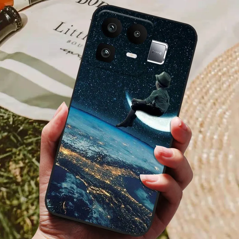Shockproof Soft TPU Silicone Back Cover with Cute Cartoon Design - 6.78 Silicone Case