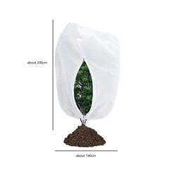 Winter Plant Protection Cover - Garden Supplies & Accessories for Vegetables and Greenhouses (About 120cm)