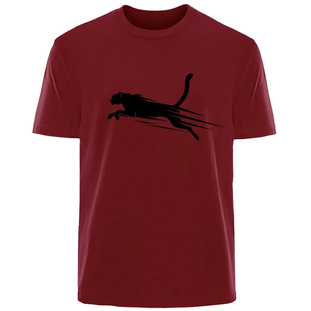 thumbnail image 1 of Camiseta de algodón 100 % transpirable con estampado de leopardo para hombre, de alta calidad, para correr, creativa, informal, de moda urbana, para hombre, 1 of 4