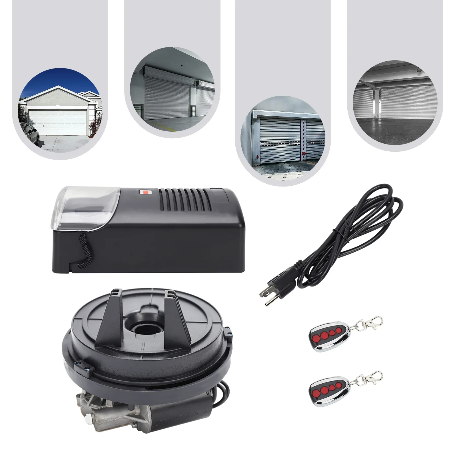 Electric Remote Rolling Garage Door Opener