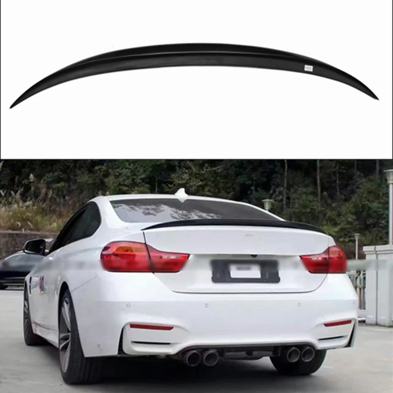 

P Style For BMW F32 Spoiler Carbon Fiber Material 4 Series Coupe F36 Carbon Spoiler 2 Door carbon wings 2014 2015 2016 - UP