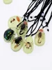 Gothic Vintage Necklace Scorpion Spider Ant Charm Resin Necklace Fashion Real Insect Specimen Jewelry Gift Rope Chain Choker New 3