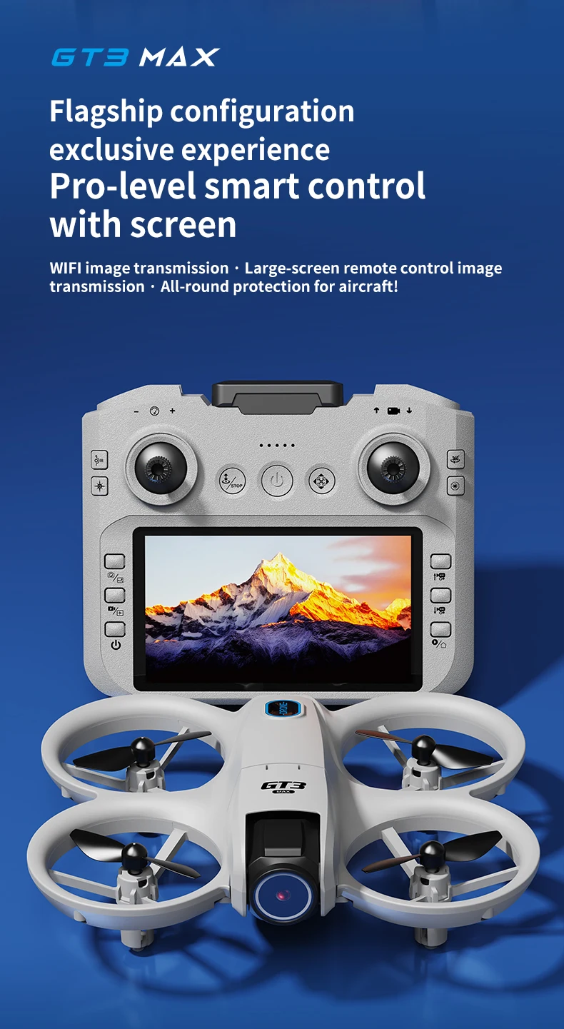 2025 GT3 RC Drone 8K 5G Professional HD Aerial Photography Obstacle Avoidance Remote Control Aircraft Dual Camera Quadcopter