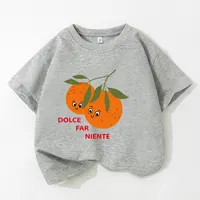 T-shirts et chemisiers à manches courtes pour filles, uniformes scolaires d'été 2025 pour adolescentes, tenues en coton pour enfants, vêtements d'extérieur pour tout-petits 3