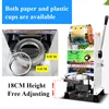 Commercial Milk Boba Bubble Tea Juice Cup Sealer Machine for 90/95MM 18CM 110V 220V Cup Sealing Machine 5