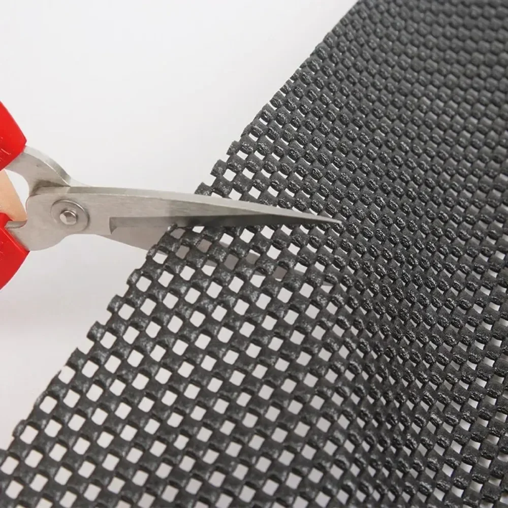 Car Non Slip Mat Non Slip Mat Car Trunk Mat Non-slip Soft DIY Free Cutting Easy To Clean Mat Outsize Mesh Fabric Mats PVC Foam