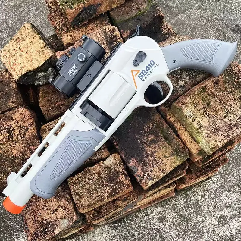 Airsoft Rifle Toy Guns Shell Throwing Foam Blaster Enhanced Revolver Outdoor CS Soft Bullet Toy Kids Birthday for Boy Gift 6