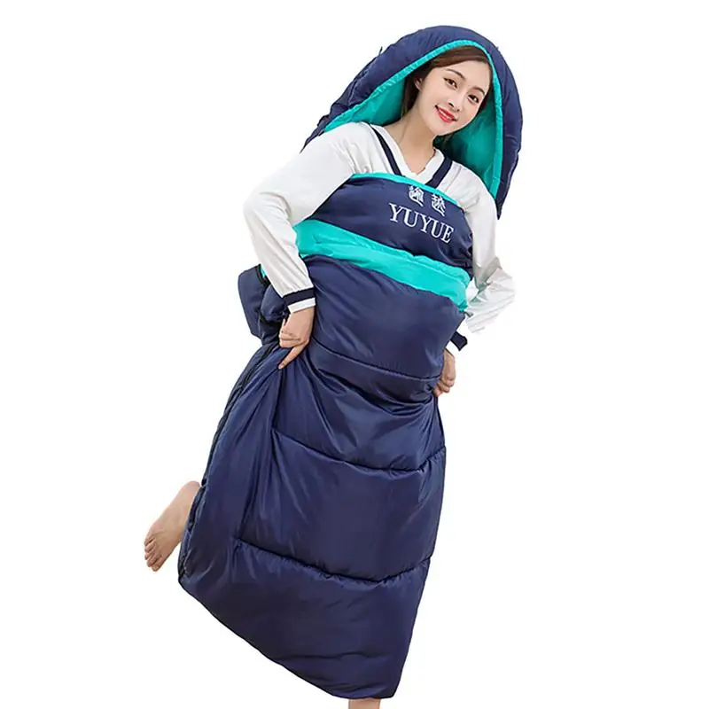 

Electric Heated Sleeping Bag 3-speed Temperature Adjustment Sleeping Bags Mummy Lightweight Wearable Sleeping Cushion For