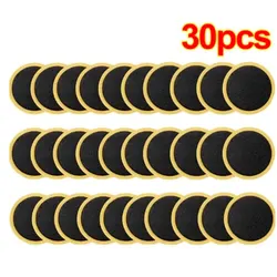 Bicycle Glue-Free Quick Repair Tire Patches - Fast-Drying Adhesive Protection (30pcs)