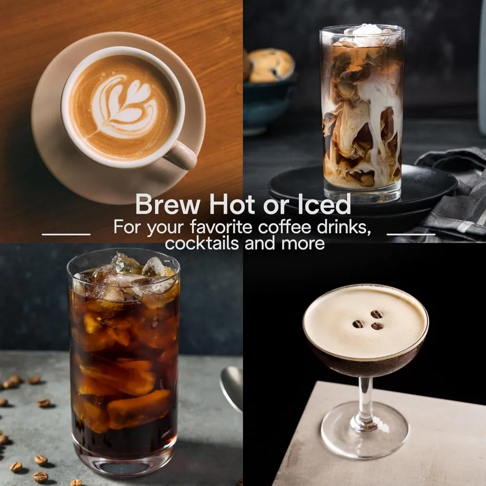 La Specialista Opera Espresso Machine with Cold Brew, Commercial-style Steam Wand for Latte, Cappuccino, Built-in Grinder 4