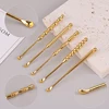 Ear Pick Ear Curette Cleaner Earwax Removal Cleaning Tools Brass Ear Spoon Portable Ear Cleaner Curette Multiple Design 2