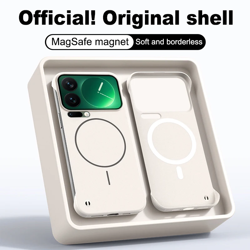 Ultra Thin Magnetic Shockproof Phone Case - Hard Cover with Magsafe Compatibility
