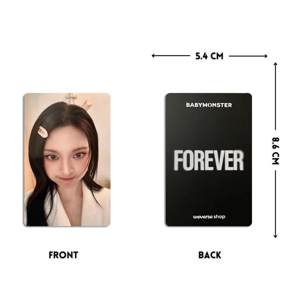 Kpop Idol BABYMONSTER FOREVER WVS Photocards