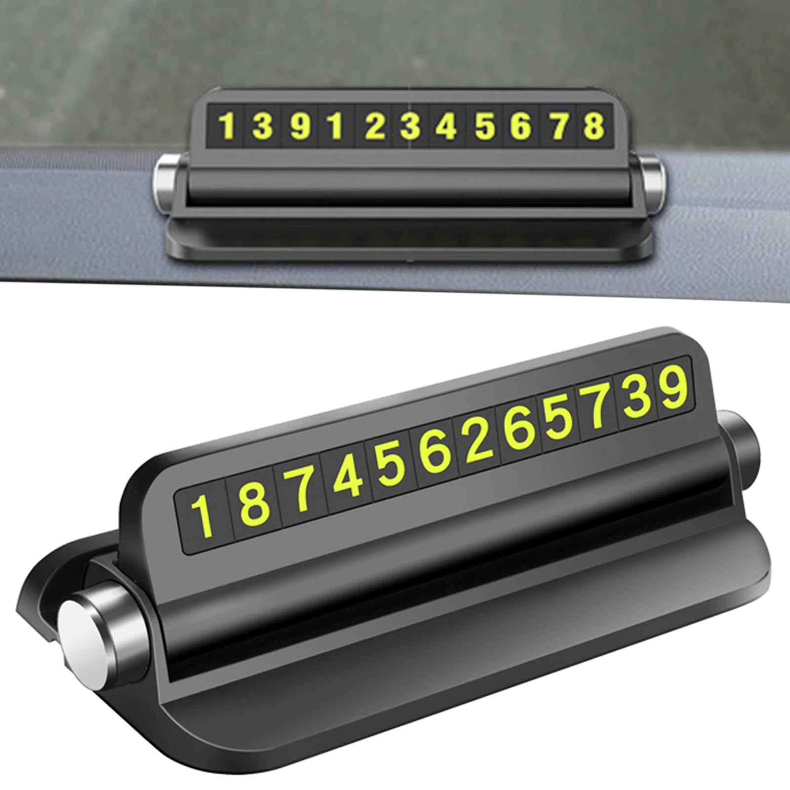 13x5.6cm Car Temporary Parking Card Phone Number Card Plate Telephone