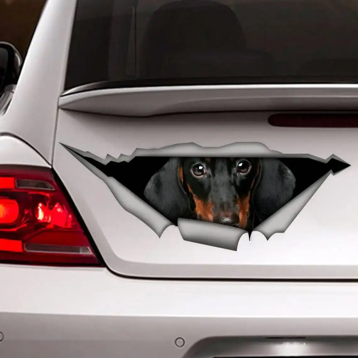 Oval Dog Breed Picture Car Magnet - I Love My Shih Tzu - Bumper
