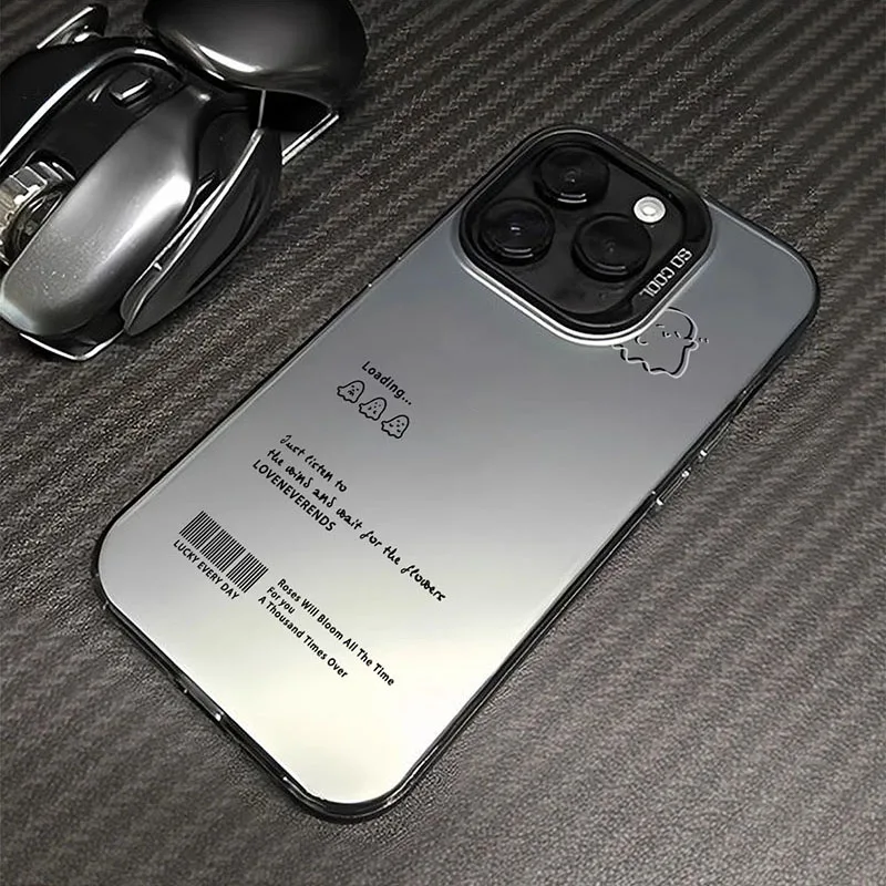 Elegant Senior Ghost Character Case - Sleek and Protective Cover Design