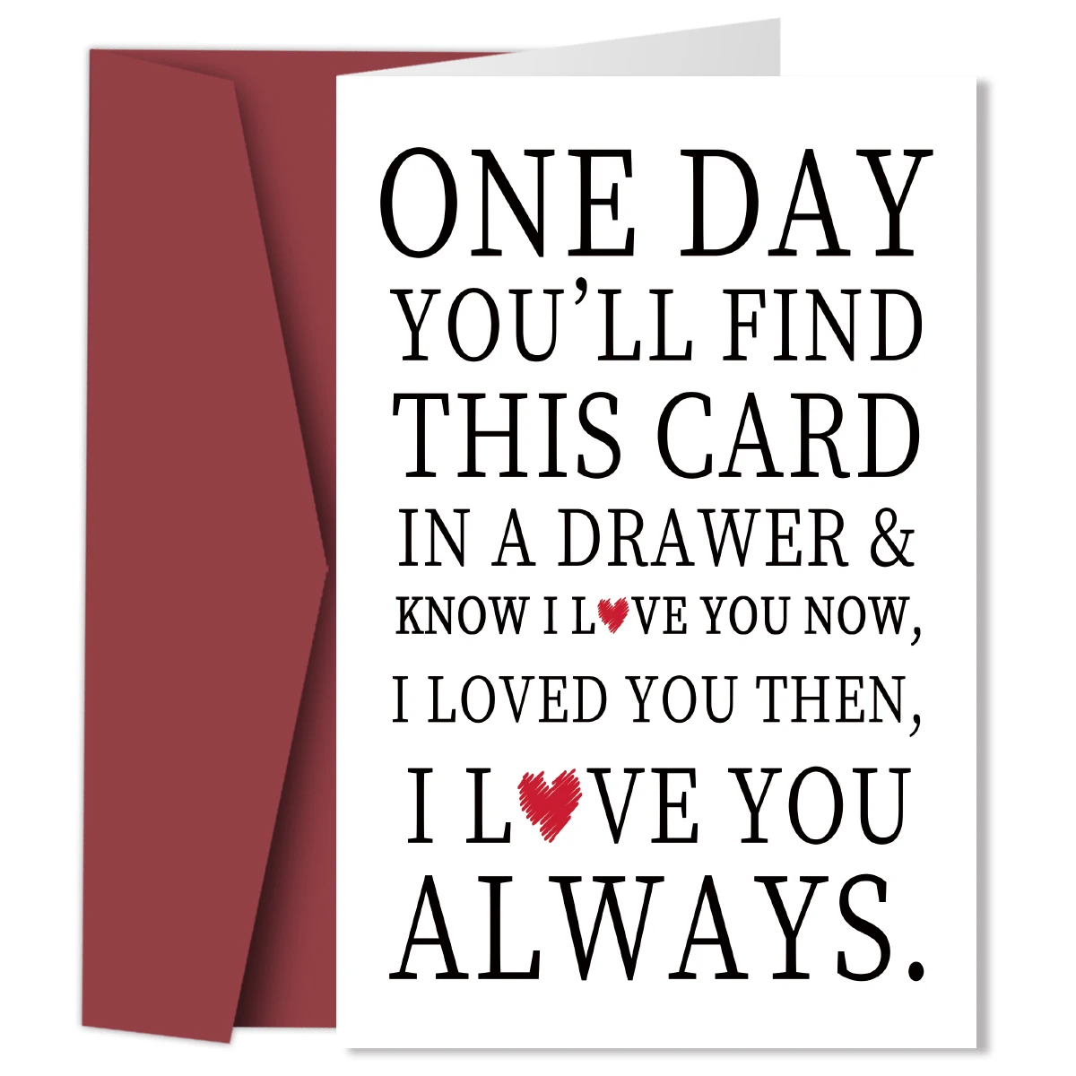 Heartfelt Love Anniversary Greeting Card - I Love You Always