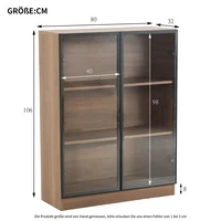 Glass Display Cabinet with Lighting