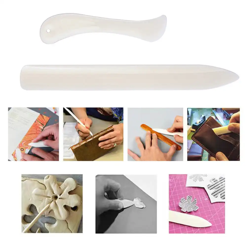 Leather Craft Tools Bone Folder For Leather Scoring Folding Creasing Edges Paper Handmade Sewing Tools Accessories