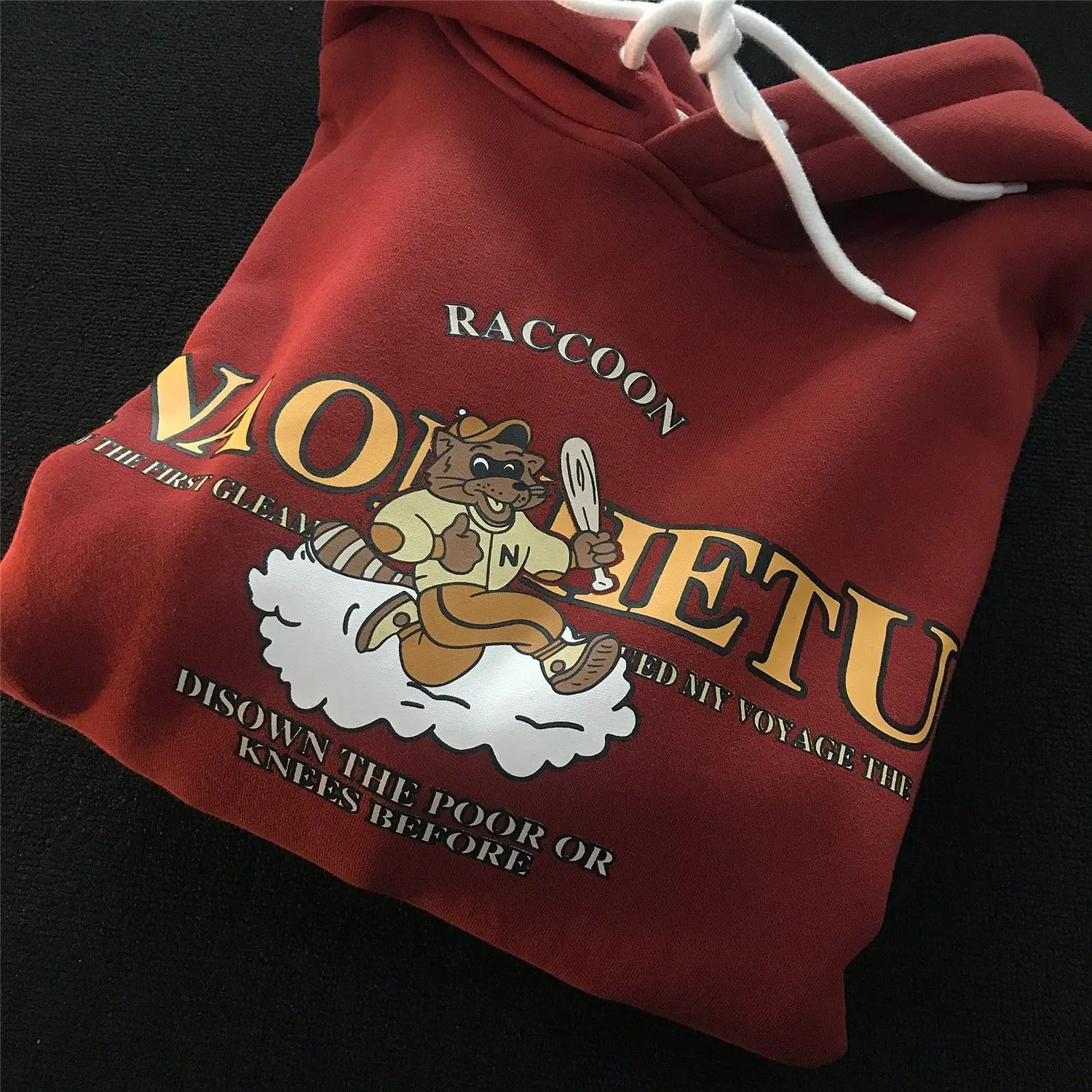 4XL Fun Cartoon Pattern Printing Hooded Sweater Men Women Ins Korean Version Tops All Match Couple Long Sleeved Autumn Winter