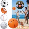 Inflatable Sports Balls Set Football Baseball Basketball Summer Beach Pool Party Toys for Kids Outdoor Water Play
