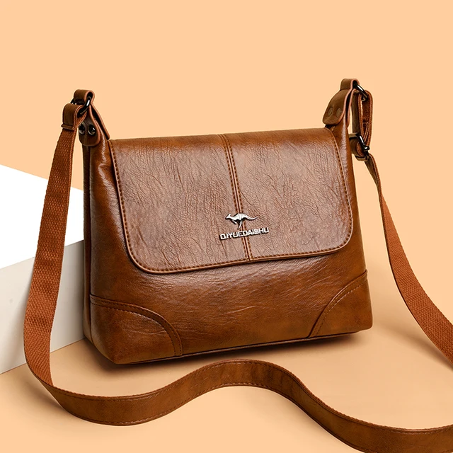 New Super Quality Leather Luxury Designer Shoulder Bags Purses Women Classic Tote Bag Female Messenger Waterproof Crossbody Sac 6