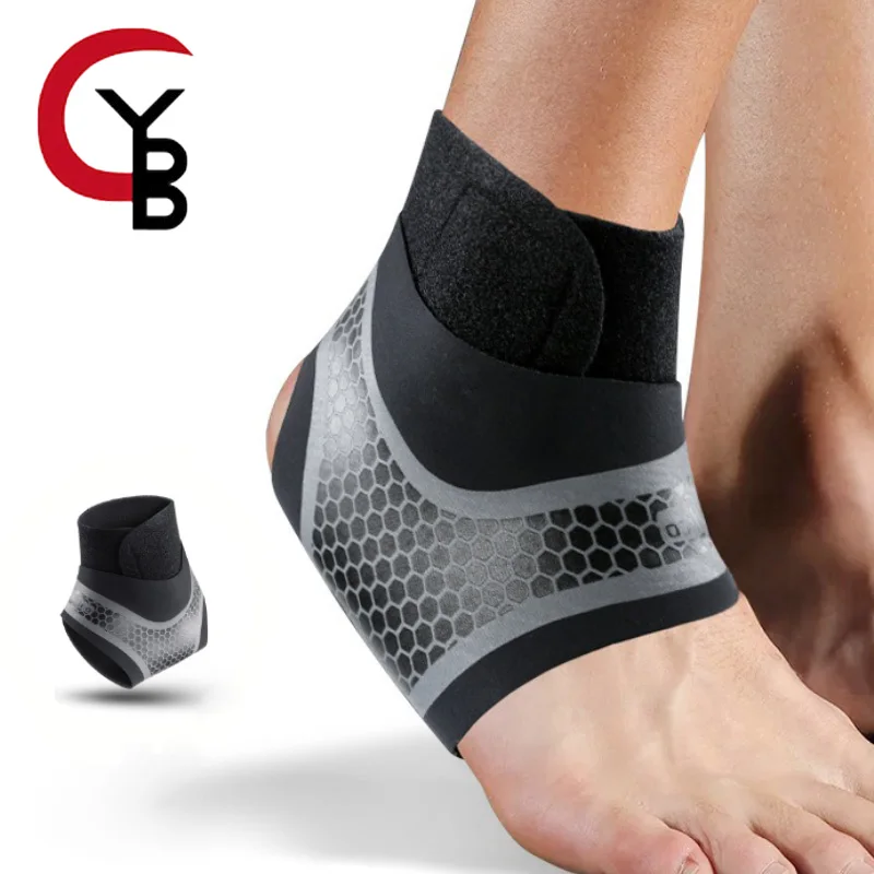 Ankle Support Brace Unisex Breathable Compression Sleeve Outdoor Sports Hiking Running Lightweight Stabilizing Strap Mobility knee strap brace adjustable wrist ankle weights