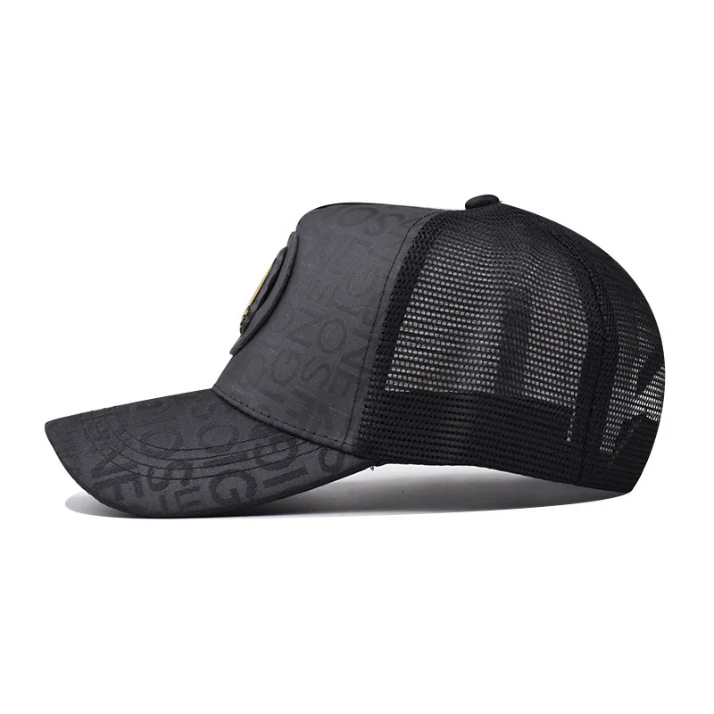 Persönlichkeit Brief Neue Design Retro Mesh Baseball Kappe Für Männer Frauen Herbst Sommer Snapback Hut High Top Netzwerk Sonne Hüte Gorras – Detail 9