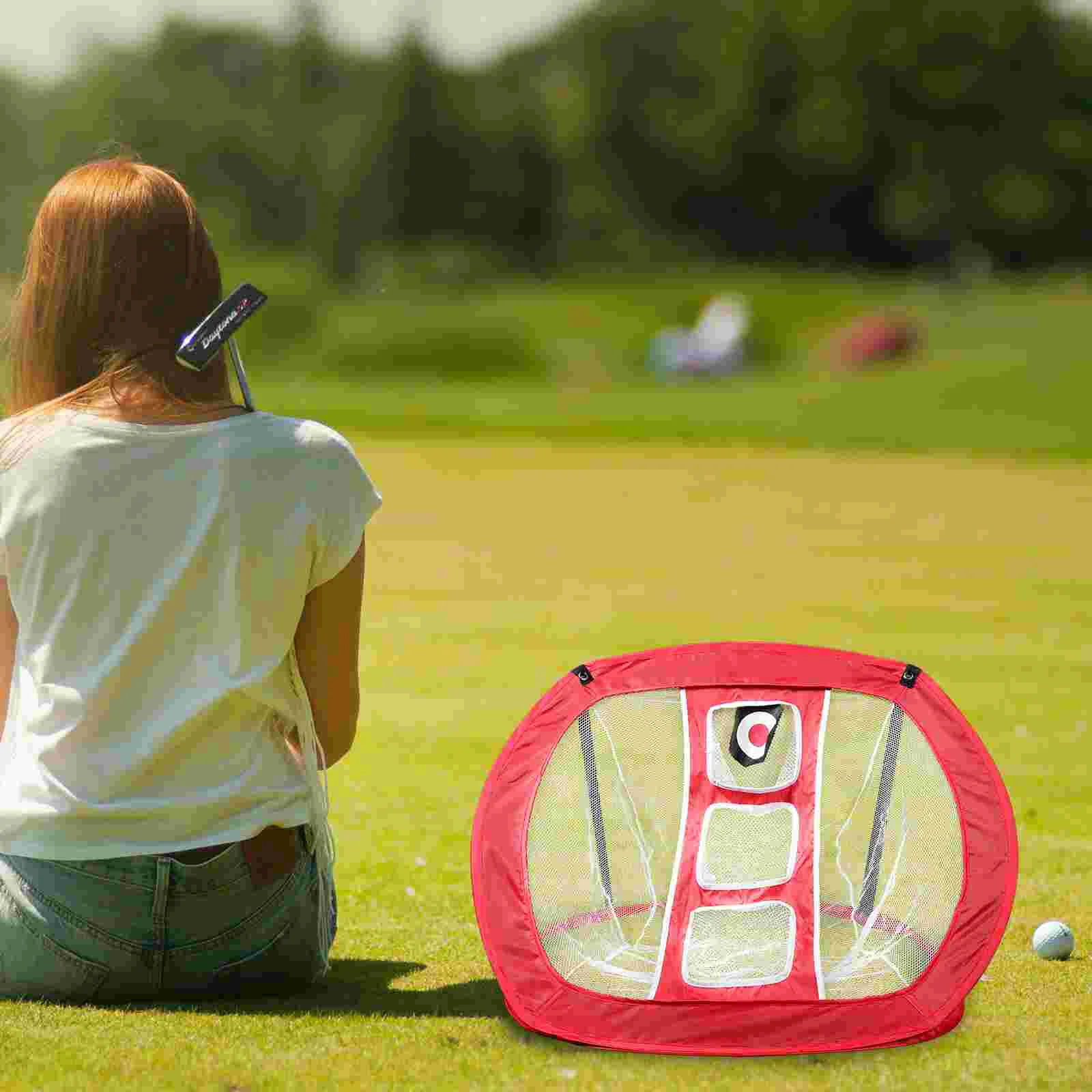 

Games Outdoor Chipping Net Golf Cut Pole Play Women Fiber Mini Golfing Man Indoor