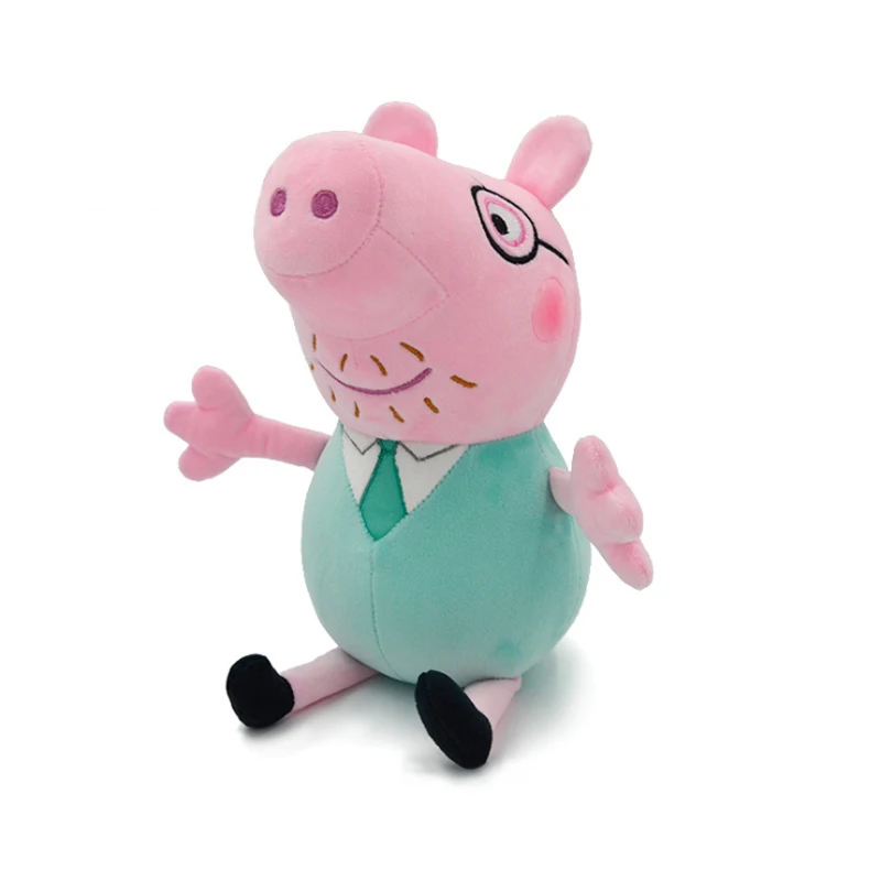 Original Peppa Pig Plush Toys George Holiday Party Decoration Family of 4 Suit Children's Toys Christmas Gifts - Bilde 5