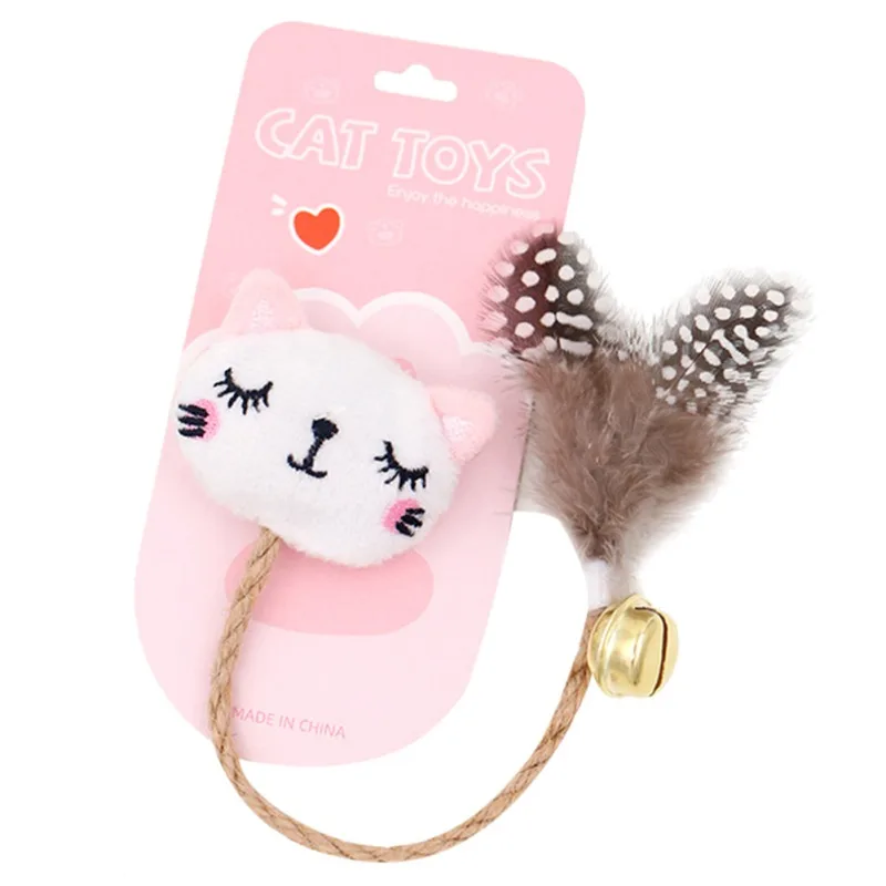 Cats Catnip Toy Pets Cute Cat Toys Teaser Wand Toy for Kitten Teeth Grinding Cat Plush Thumb Pillow Pet Accessories 