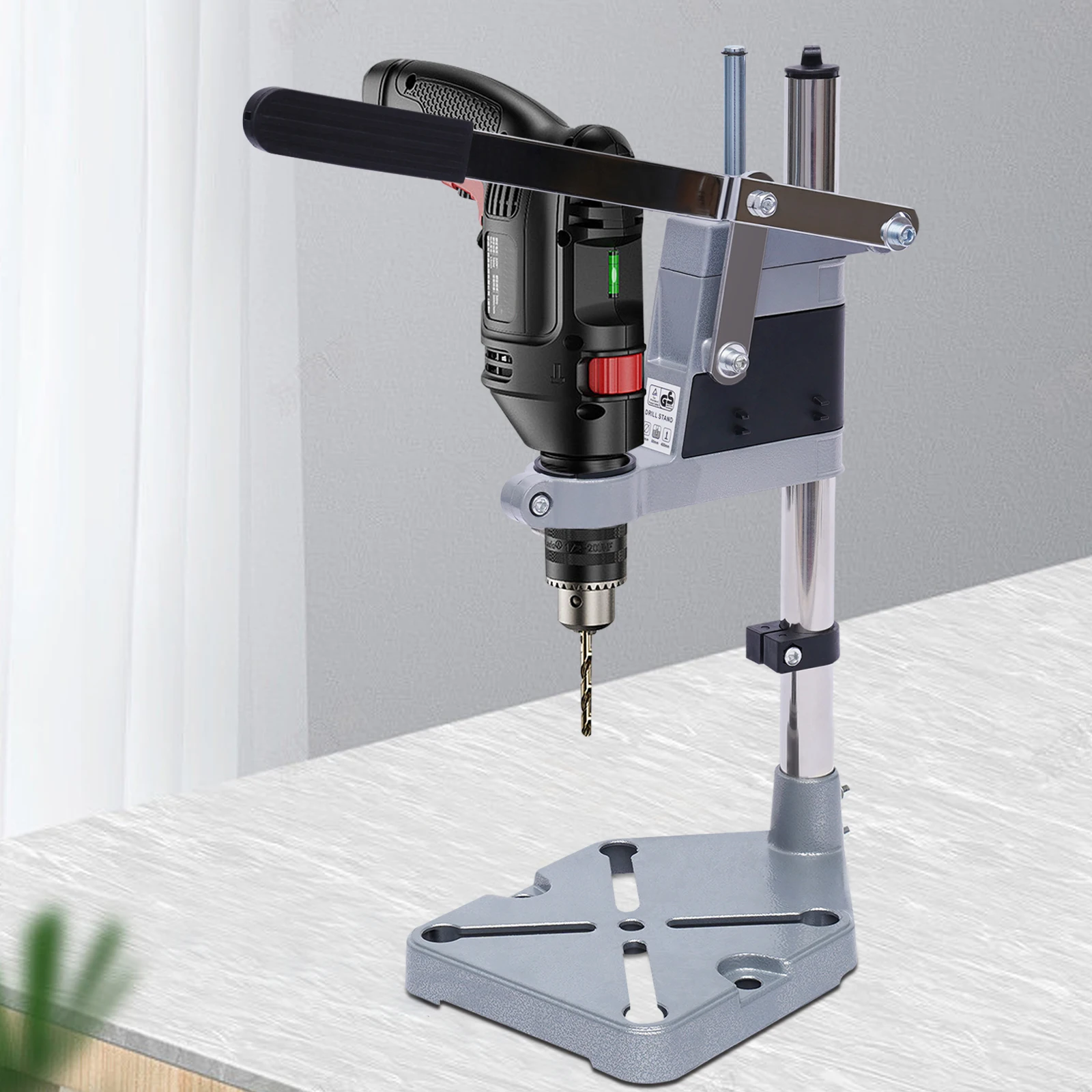 Adjustable Bench Clamp Floor Drill Press Stand Table Workbench Repair Tool For Drilling Base 2