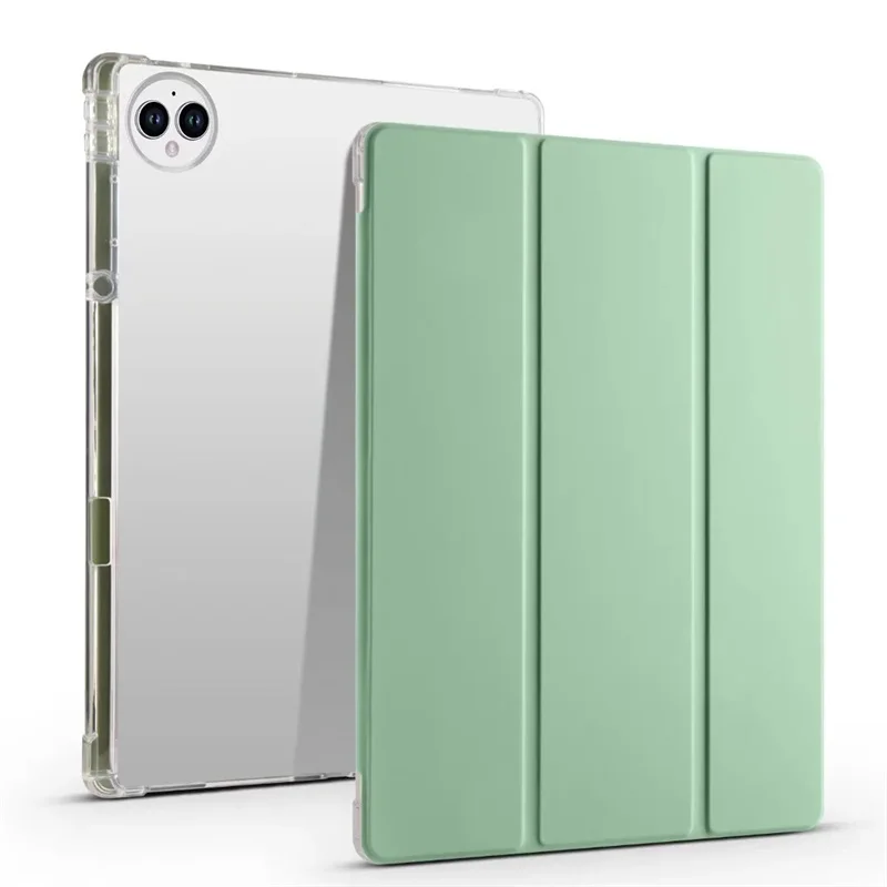 Premium PU Leather Soft Back Stand Cover for Tablets - Elegant Protective Case and Stand for 12.2-Inch Devices