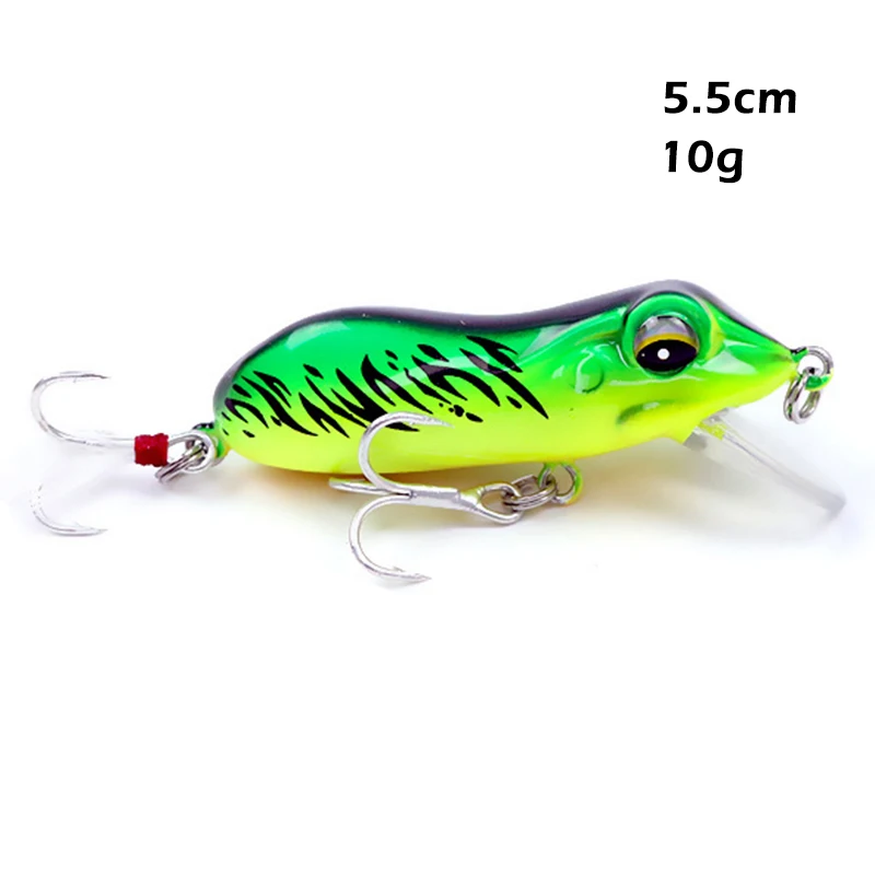 Lot De 4 Leurres Souples Grenouille 9cm 13g - Pêche Topwater Eau Douce Et Mer