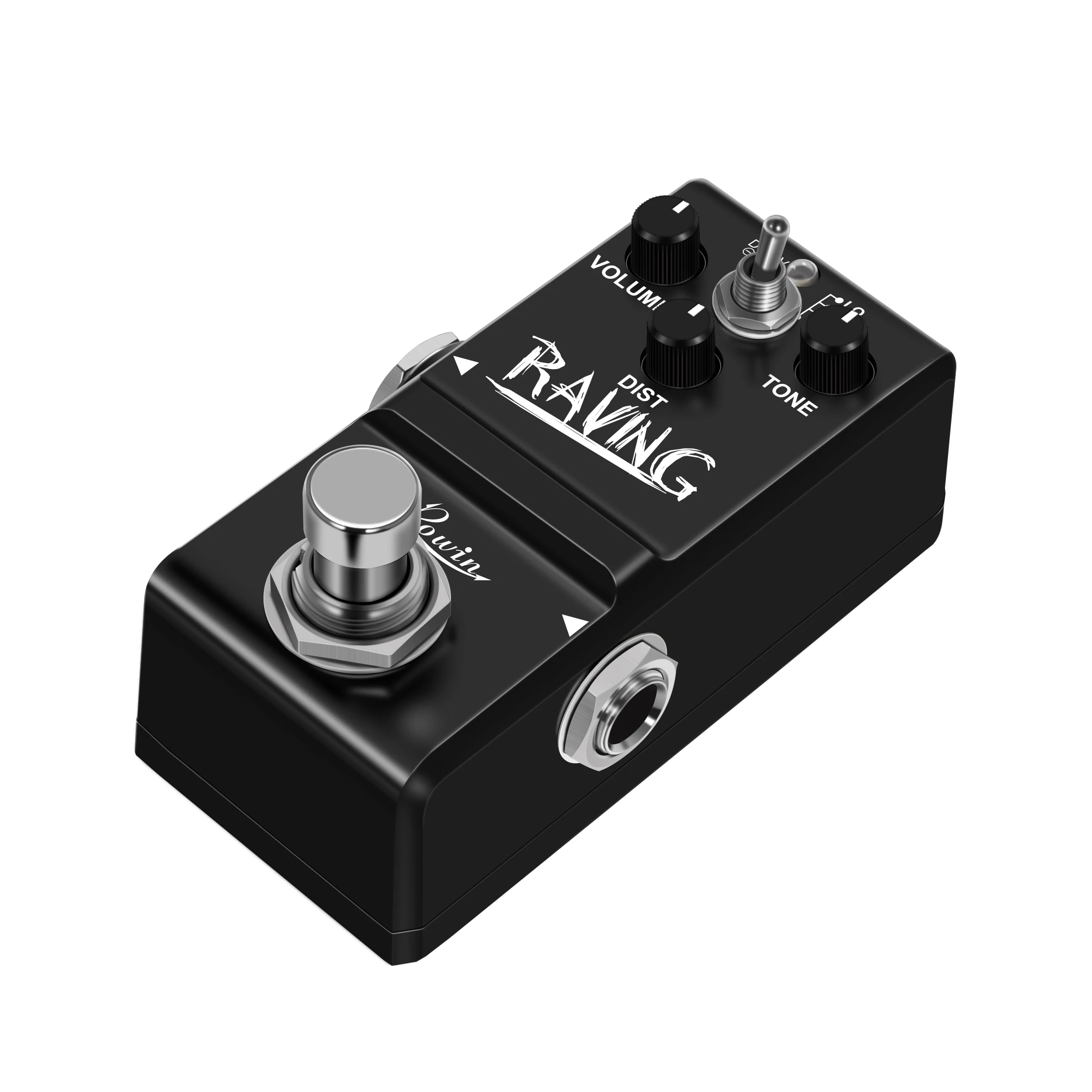 Guitar Pedal RAVING Mini Guitar Heavy Metal Effect Pedal Ture Bypass Full Metal Case