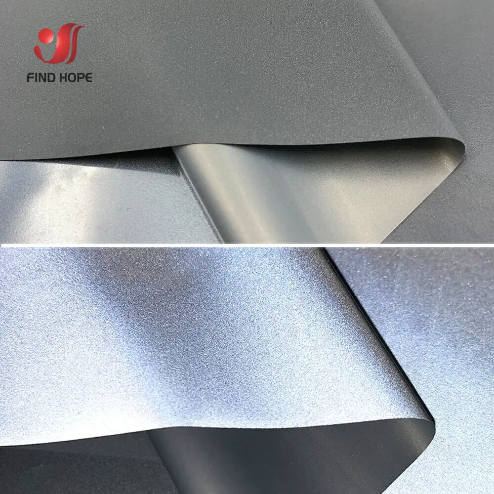 Reflective Gray Heat Transfer Vinyl Iron on T-Shirts Hats Clothing HTV Film Compatible with Cut Cameo Hot Press Machines DIY