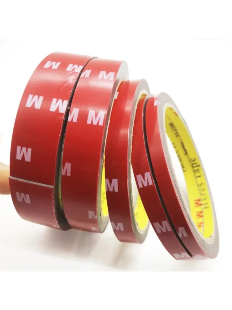 폼 양면 자기 접착 테이프, 초강력 자동차 특수 스티커, 양면 방수 블랙 스폰지 벽 라이트 신타 테이프 