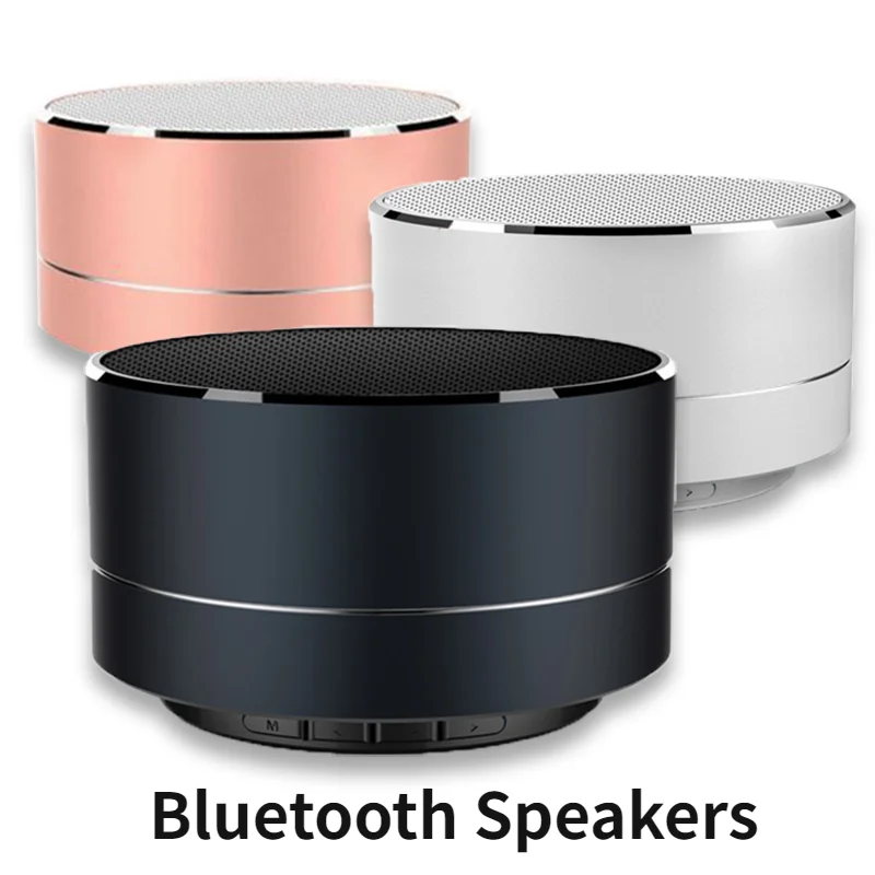 Bluetooth Speakers For Small Business A10 Wireless Bluetooth Speaker Small Steel Cannon Subwoofer Portable