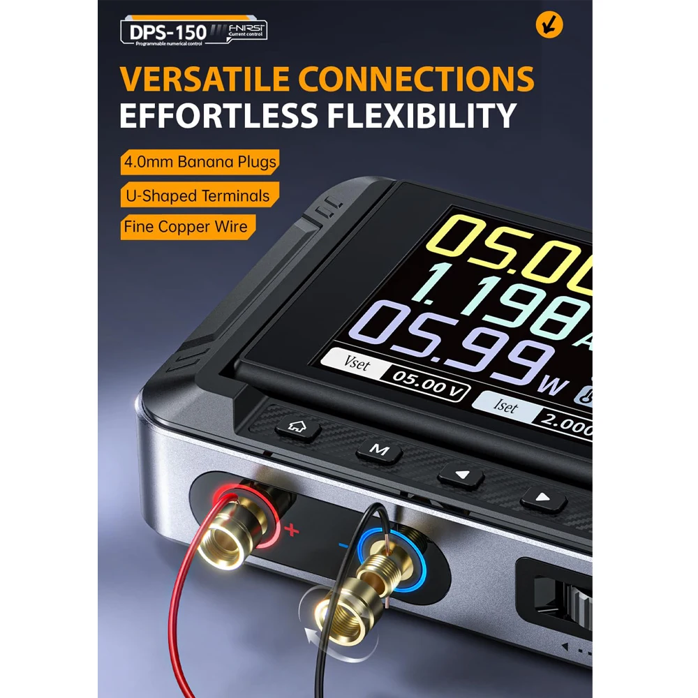 FNRSI DPS-150 DC 電源可変、100W 急速充電器付き、0-30V 0-5A 調整可能な DC CNC 電源、電源リップル 20mV  以下 - AliExpress