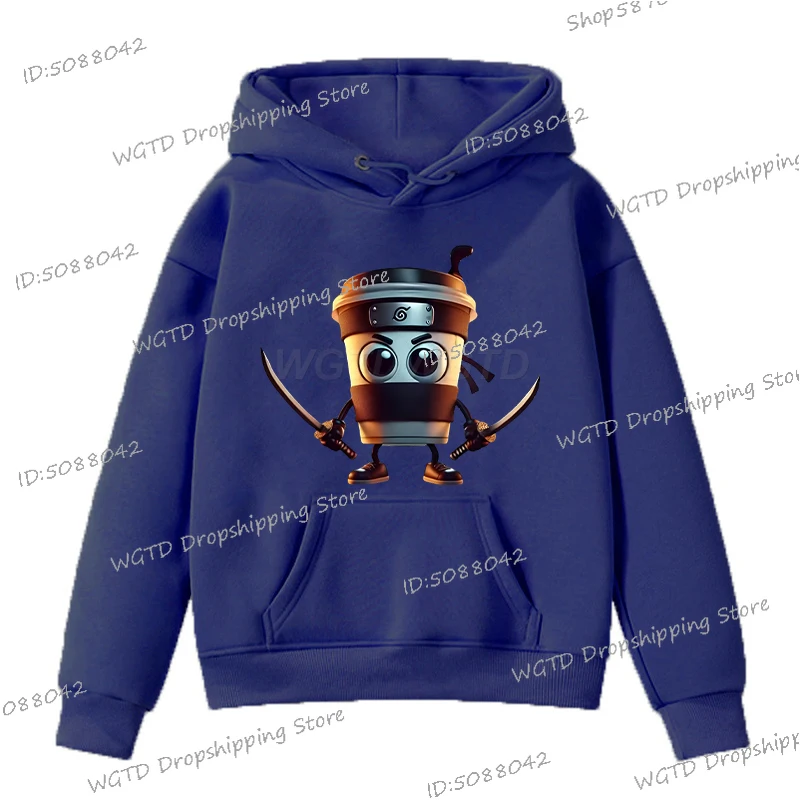 YuanDiann Kinder Hoodie Cappuccino Assassino - Kapuzenpullover Für Herbst/Winter