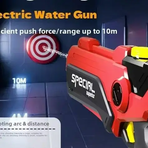 Electric Water Gun Children High Pressure Outdoor Beach Pool Fight Games Kids Automatic Repeating Absorption Watergun Gifts